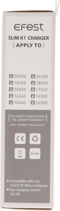 Produktbild Efest K1 Slim Battery Charger (1 Stk., Akku)
