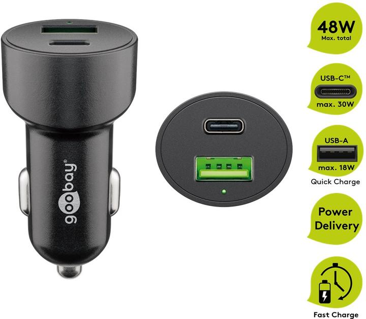 Actual product image Goobay Car quick charger