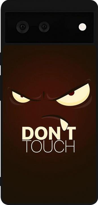 Immagine prodotto PhoneLook Copertura in silicone nero Angry Dont Touch (Google Pixel 6)