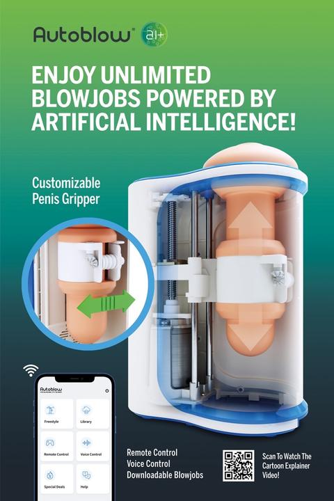 Actual product image Autoblow AI Ultra Demo Clear