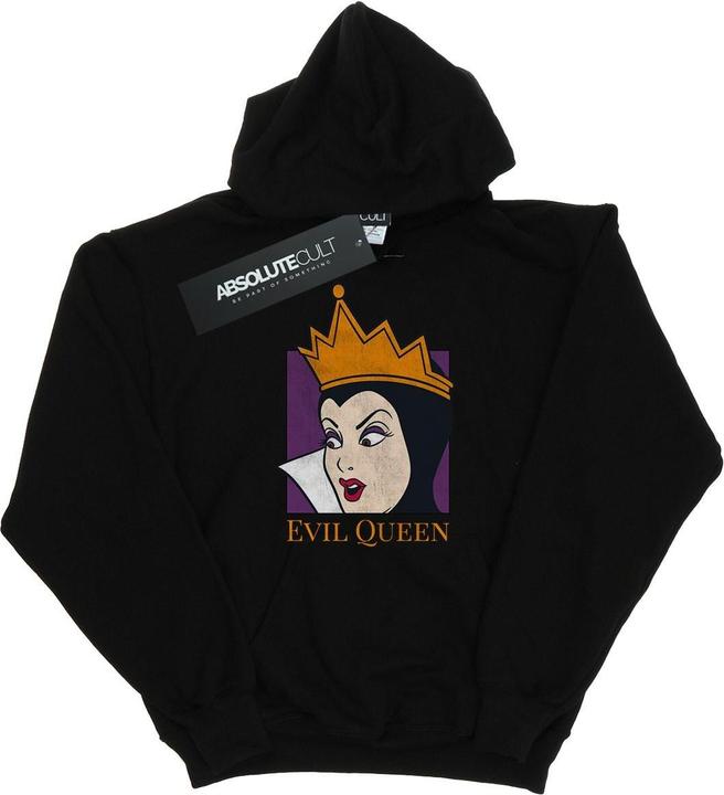 Actual product image Disney Womens/Ladies Evil Queen Cropped Head Hoodie (XXL)