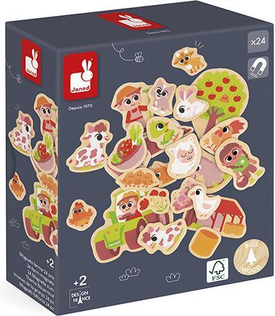 Actual product image Janod Farm magnets