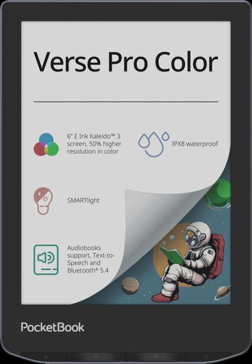 Produktbild PocketBook PocketB.Verse Pro Col.Stor.PB634K3-1-WW (6", 16 GB, Stormy Sea)