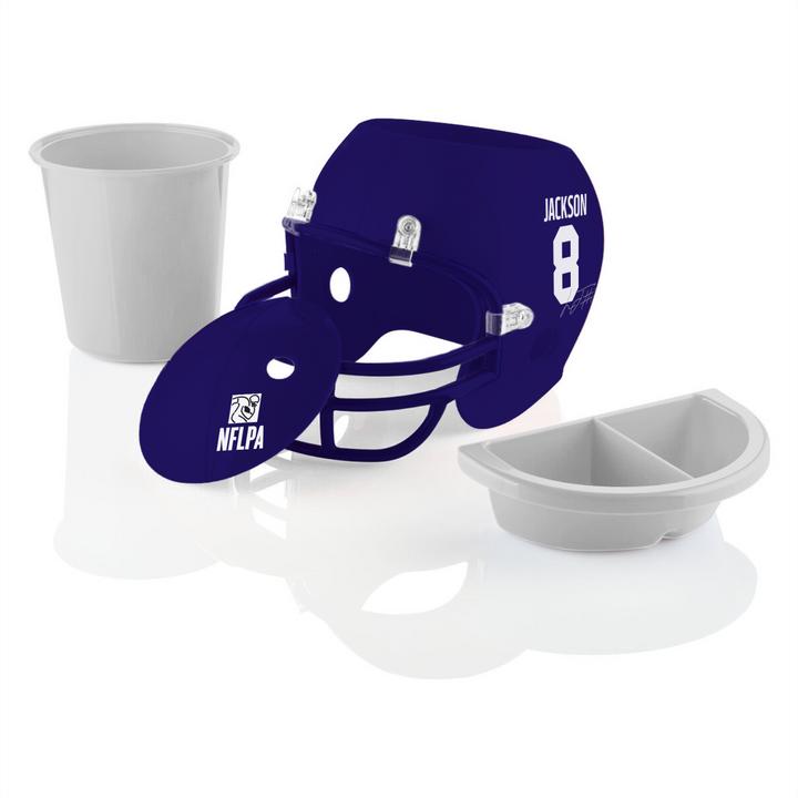 Actual product image Great Branding Baltimore Ravens Snack Helmet "JACKSON"