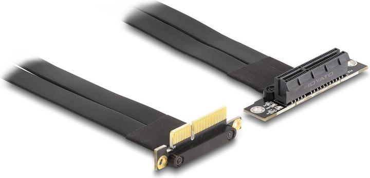 Delock Scheda Riser connettore PCI Express x4 angolato di 90° rispetto a x