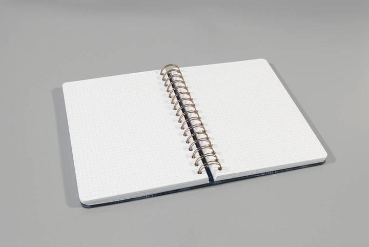 Image du produit Jolie Carnet à spirales (A5, Quadrillé, Couverture rigide)