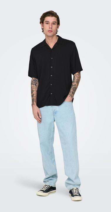 Immagine prodotto Only & Sons Camicia a maniche corte a tinta unita (S)