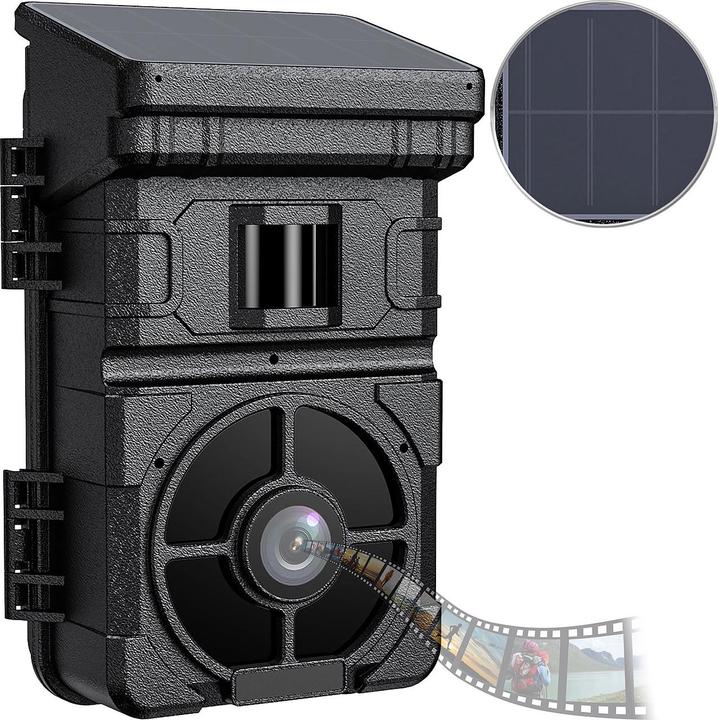 Image du produit VisorTech Caméra Full HD pour la faune sauvage avec panneau solaire