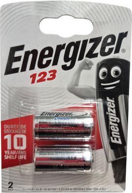 Productafbeelding Energizer 123 Lithium Foto (2 Pcs., CR123A, 1500 mAh)
