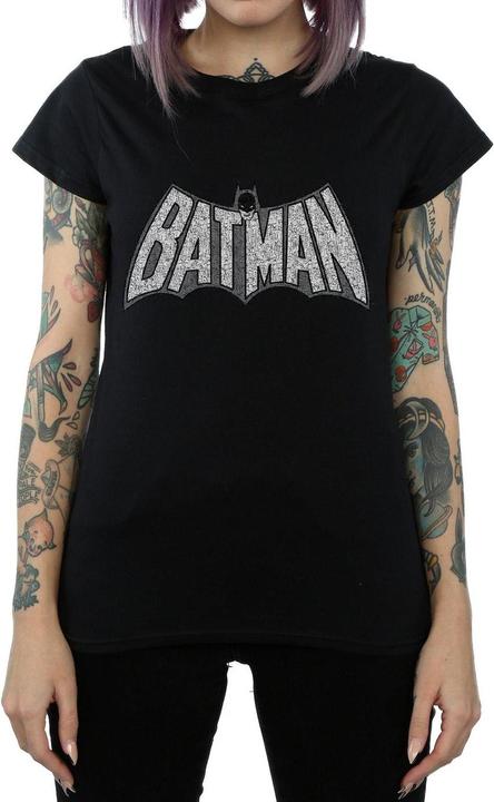 Immagine prodotto Batman Retro Crackle Logo Maglietta Donna (S)