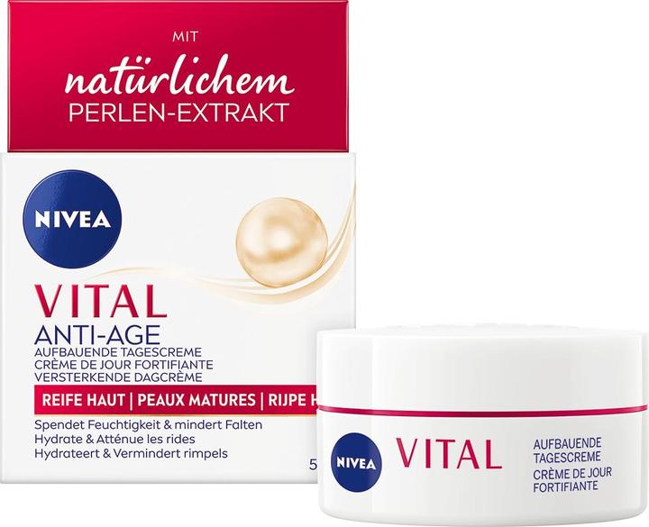 Actual product image NIVEA Vital Anti-Age Restorative Day Cream Pot 50 ml (50 ml, Day cream)