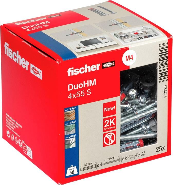 Actual product image Fischer DuoHM 4x55 S TX (25 pcs.)