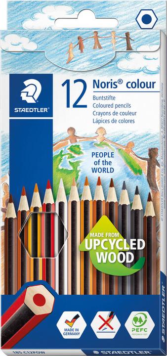Image du produit Staedtler Noris colour 185 Crayon de couleur étui carton de 12 pièces, assorti, édition spéciale (12 couleurs, 12 x)