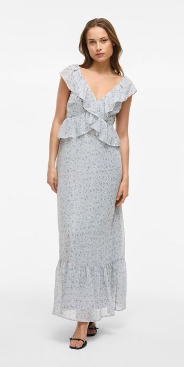 Produktbild Vila Ärmelloses Rüschen Maxikleid (38)