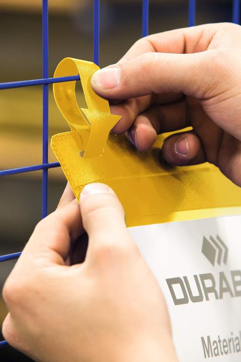 Actual product image Durable Marking pockets with flap (A5, Across)