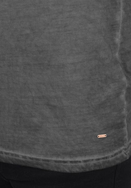 Actual product image Solid Tinox Men's Longsleeve With V-Neck Made Of 100% Cotton (L)