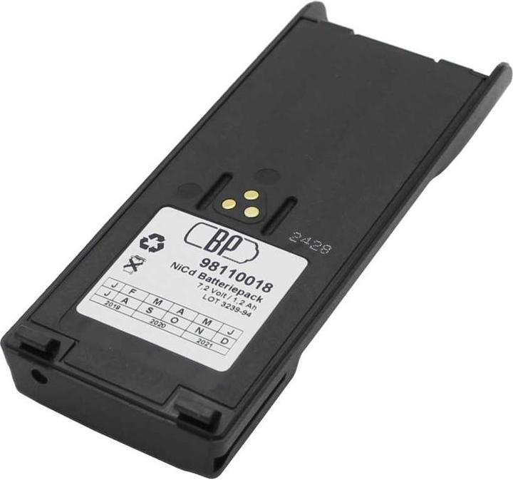 Image du produit XCell Funkakku NiCd 7,2V 1200mAh ersetzt Motorola FuG11b