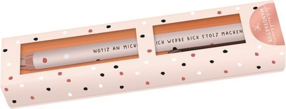 Produktbild Premium Kugelschreiber - Notiz an mich - von Schreibkram Manufaktur (Roségold, 1 x)