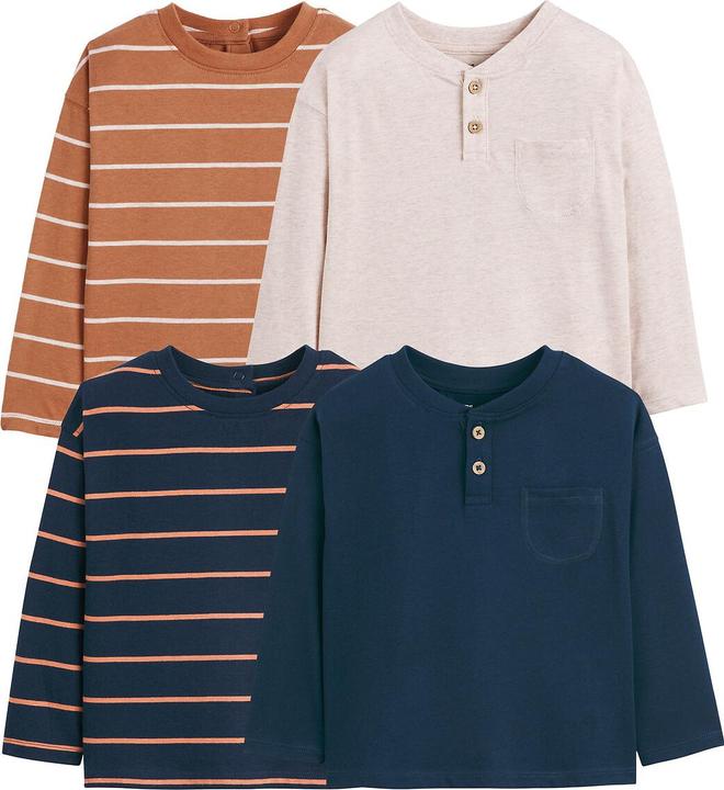 Immagine prodotto La Redoute Collections Confezione da 4 camicie a maniche lunghe (86)