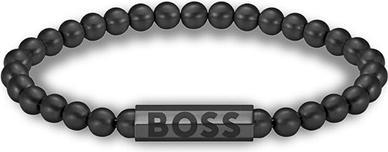 Produktbild Hugo Boss - Black bracelet with beads Sphere 1580659 - Length: 17.5 cm (17.50 cm)