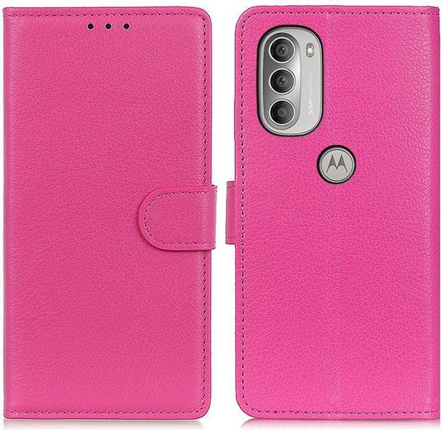 Produktbild MU Classic Litchi Leder Bookcover Series (Motorola Moto G51 5G)