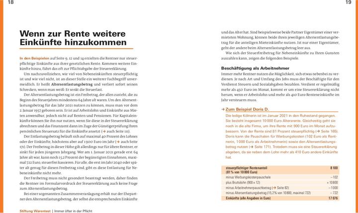 Produktbild Steuererklärung 2021/22 - Rentner, Pensionäre (Deutsch, Isabell Pohlmann, 2021)