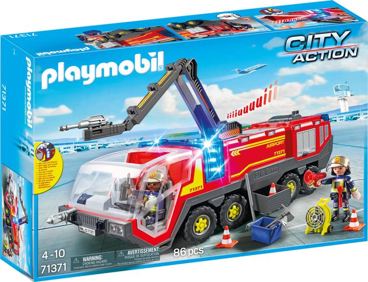 Produktbild Playmobil Flughafenlöschfahrzeug (71371, Playmobil City Action)