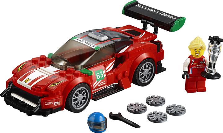 Actual product image LEGO Ferrari 488 GT3 Scuderia Corsa (75886, LEGO Speed Champions)