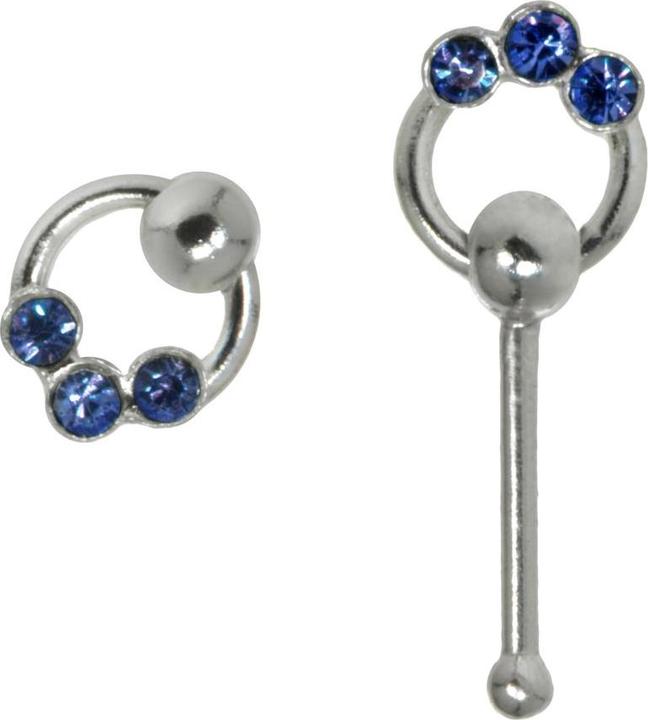 Immagine prodotto Bijouteria Piercing per naso (Vetro (di orologio), Argento 925)