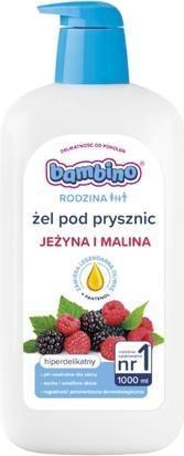 Bambino Family Shower Gel with Blackberry and Raspberry Fragrance 1000ml (1000 ml)
