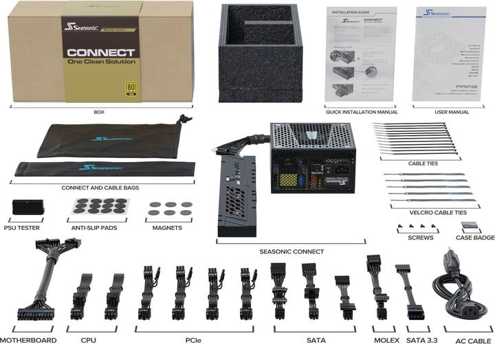 Immagine prodotto Seasonic CONNECT 750 Gold - 750 Watt (750 W)