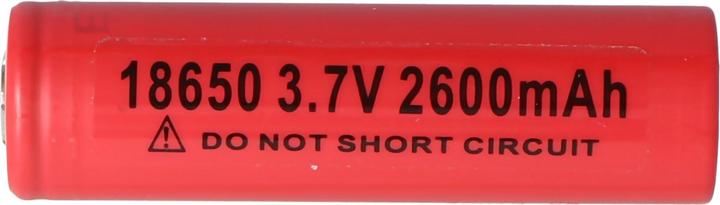Actual product image Sanyo UR18650NSX battery (positive terminal slightly protruding) (1 pcs., 18650, 2600 mAh)