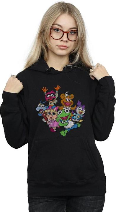 Actual product image Disney Womens/Ladies The Muppets Muppet Babies Colour Group Hoodie (XL)