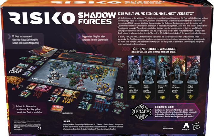 Image du produit Hasbro Gaming Risk Shadow Forces (Allemand)