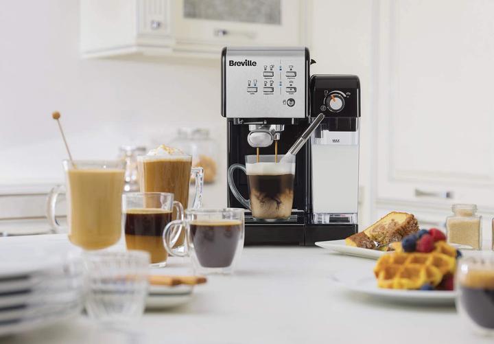 Actual product image Breville VCF108X PrimaLatte II coffee and espresso machine, suitable for coffee powder or pods,...