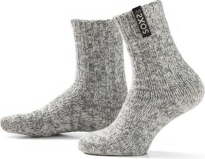 Produktbild Soxs Graue Wolle Damensocken und Herrensocken Jet Black, Wadensocke (Einzelpack, 42 - 46, 44 - 45, 42 - 44, 43 - 46, 45 - 46)