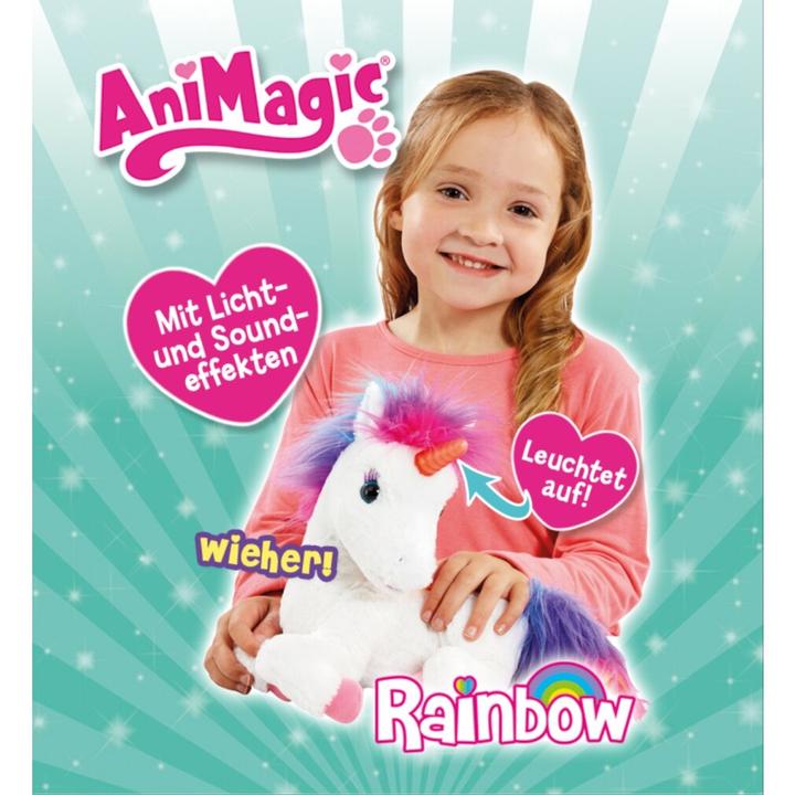 Actual product image Animagic Unicorn Rainbow (24 cm)