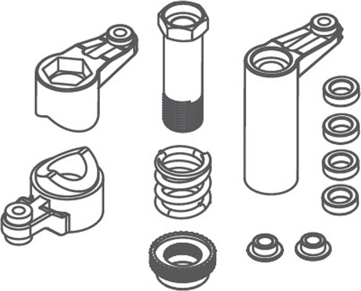 Produktbild Absima servo safer und lenkpfosten