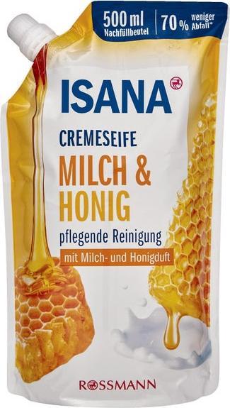 Actual product image Isana Refillable milk and Ho. (refill, 500 ml)