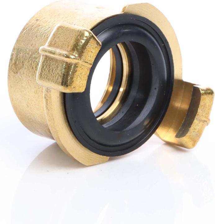 Actual product image Wiltec Brass Quick Coupling / Connector for water hose DN25 - 1" Internal Thread (Hose coupling, 25.40 mm)