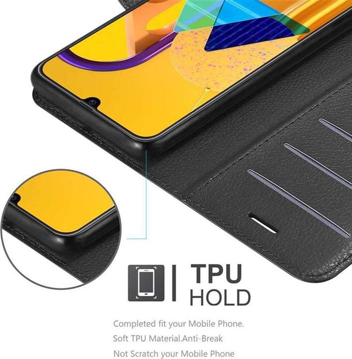 Actual product image Cadorabo Book with stand function cover (Samsung Galaxy M30s)