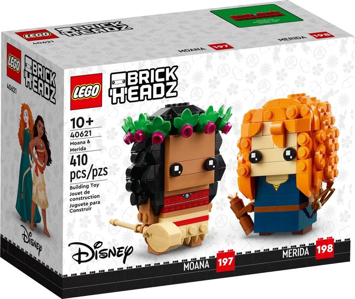 Produktbild LEGO Vaiana und Merida (40621, LEGO Brickheadz)