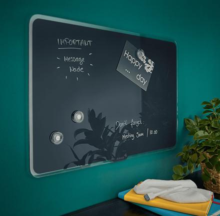 Actual product image Leitz Cosy glass whiteboard 60 x 80 cm, grey (98 x 67 cm)