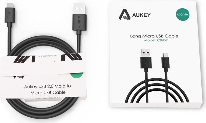 Produktbild Aukey Micro USB (2 m, USB 2.0)
