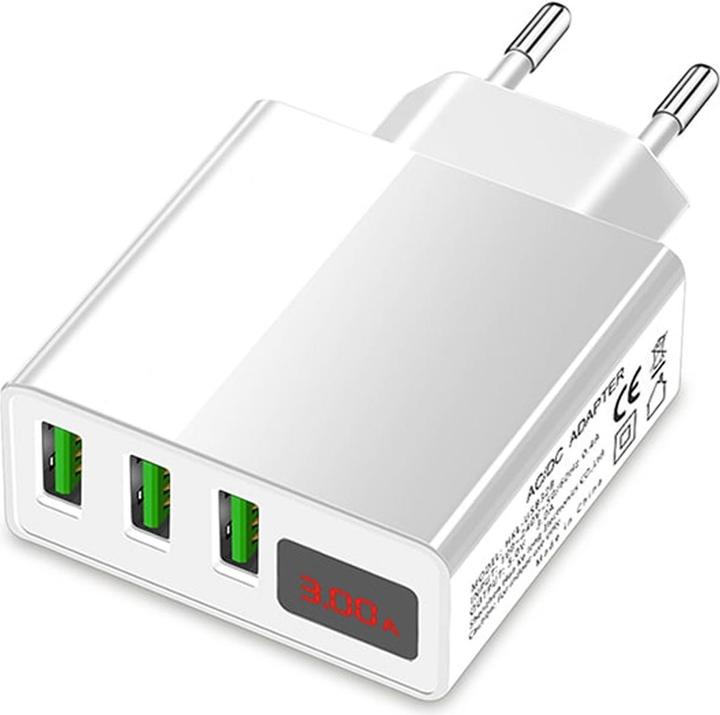 Produktbild Eaxus USB-Ladegerät 3-Fach mit Spannungsanzeige