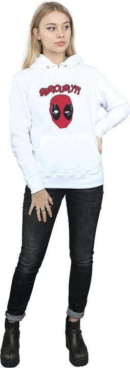 Actual product image Womens/Ladies Deadpool Seriously Hoodie (L)