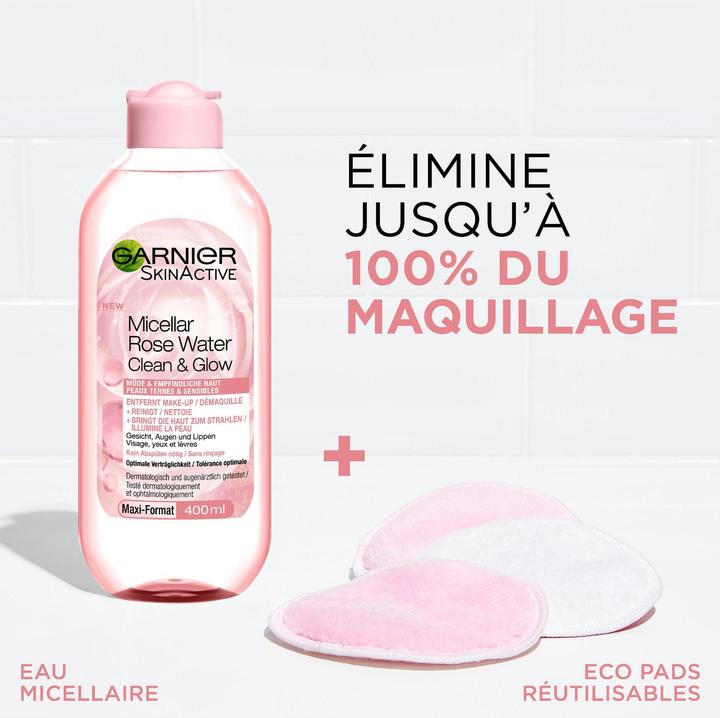 Actual product image Garnier Micellar cleansing water with rose water (Tonic water, 400 ml)