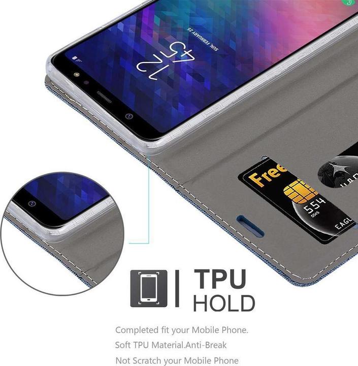Actual product image Cadorabo Book Jeans Optics Cover (Samsung Galaxy A6+)