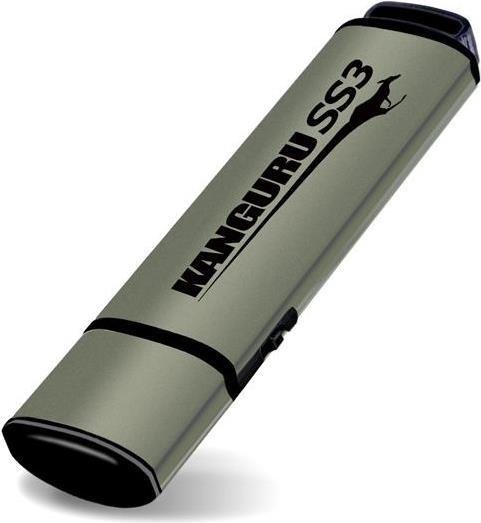 Actual product image Kanguru 256G SS3 USB 3.0 with physical write protection (256 GB, USB-A)