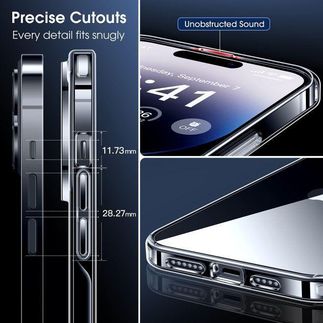 Immagine prodotto MU Classic Serie di custodie trasparenti RJT (Apple iPhone 15 Pro Max)